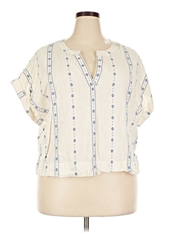 Lucky Brand Short Sleeve Blouse (view 1)