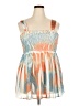 Unique Spectrum 100% Polyester Tie-dye Orange Cocktail Dress Size 2X - photo 1