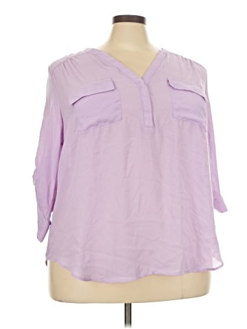 Torrid 3/4 Sleeve Blouse (view 1)