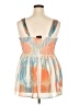 Unique Spectrum 100% Polyester Tie-dye Orange Cocktail Dress Size 2X - photo 2