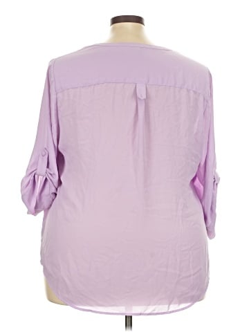 Torrid 3/4 Sleeve Blouse (view 2)