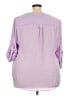 Torrid 100% Polyester Purple 3/4 Sleeve Blouse Size 3X Plus (3) - photo 2