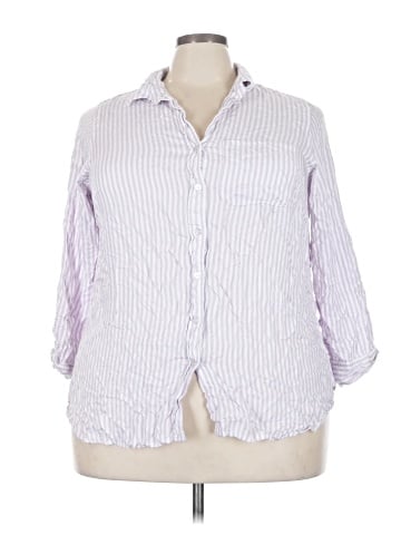 Velvet Heart 3/4 Sleeve Button-Down Shirt (view 1)