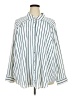Torrid 100% Polyester Stripes Blue 3/4 Sleeve Blouse Size 4X Plus (4) - photo 1