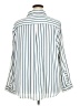 Torrid 100% Polyester Stripes Blue 3/4 Sleeve Blouse Size 4X Plus (4) - photo 2