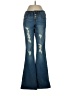 Mossimo Hearts Blue Jeans Size 2 - photo 1