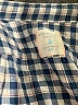 Crewcuts Checkered-gingham Blue Long Sleeve Button-Down Shirt Size 4 - 5 - photo 3