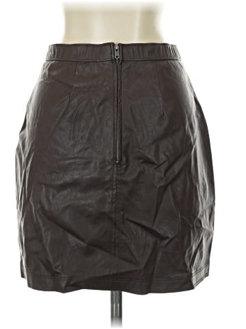 Abercrombie & Fitch Faux Leather Skirt (view 2)