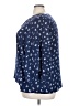 Lane Bryant 100% Polyester Blue 3/4 Sleeve Blouse Size 22 - 24 Plus - photo 5