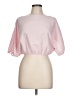 Unbranded 100% Polyester Pink 3/4 Sleeve T-Shirt Size L - photo 1
