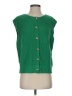 Double Zero 100% Cotton Green Sweater Vest Size S - photo 1