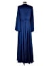 Mac Duggal 100% Polyester Solid Blue Casual Dress Size 12 - photo 2