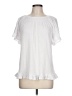 Assorted Brands White Short Sleeve Blouse Size L - photo 1