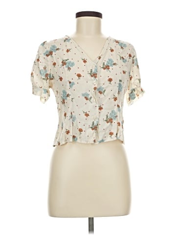Don't Ask Why Short Sleeve Blouse (view 1)