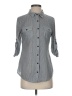 Eden & Olivia Gray 3/4 Sleeve Button-Down Shirt Size S - photo 1