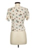 Don't Ask Why 100% Viscose Ivory Short Sleeve Blouse One size - photo 2