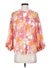Fate 100% Polyester Floral Pink 3/4 Sleeve Blouse Size S - photo 1