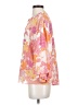 Fate 100% Polyester Floral Pink 3/4 Sleeve Blouse Size S - photo 5