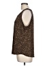 Chico's 100% Polyester Brown Sleeveless Blouse Size Lg (2) - photo 5