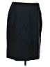 Lands' End Solid Black Casual Skirt Size 8 - photo 1