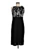 AB Studio 100% Polyester Graphic Black Cocktail Dress Size 6 - photo 1