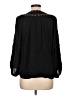 Max Studio 100% Rayon Black Long Sleeve Blouse Size L - photo 2