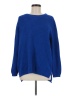 525 America 100% Cotton Solid Blue Pullover Sweater Size M - photo 1