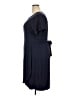Chaps Solid Blue Casual Dress Size XXL - photo 5