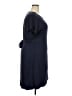 Chaps Solid Blue Casual Dress Size XXL - photo 4