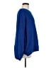 525 America 100% Cotton Solid Blue Pullover Sweater Size M - photo 4