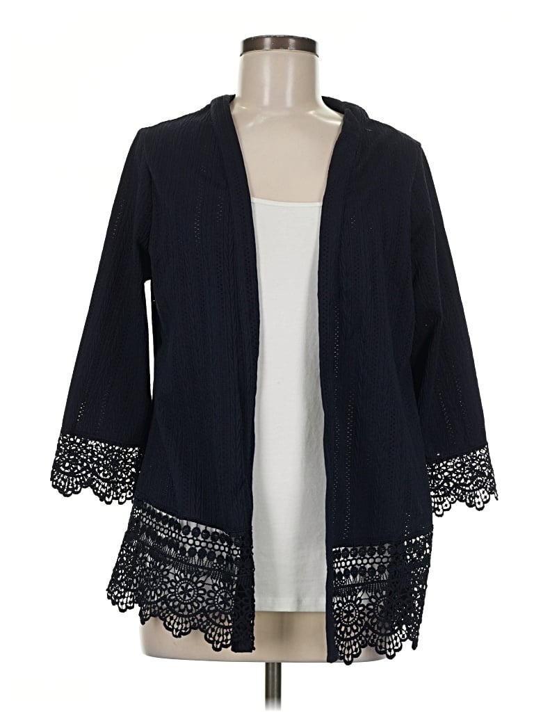 Pre-owned Ny Collection Kimono In Blue