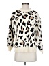 143 story Animal Print Ivory Pullover Sweater Size S - photo 1