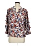 Ann Taylor LOFT Brown 3/4 Sleeve Blouse Size M - photo 1