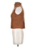 She + Sky Brown Sweater Vest Size S - photo 5