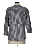 Chico's Chevron-herringbone Gray 3/4 Sleeve Top Size Lg (2) - photo 2