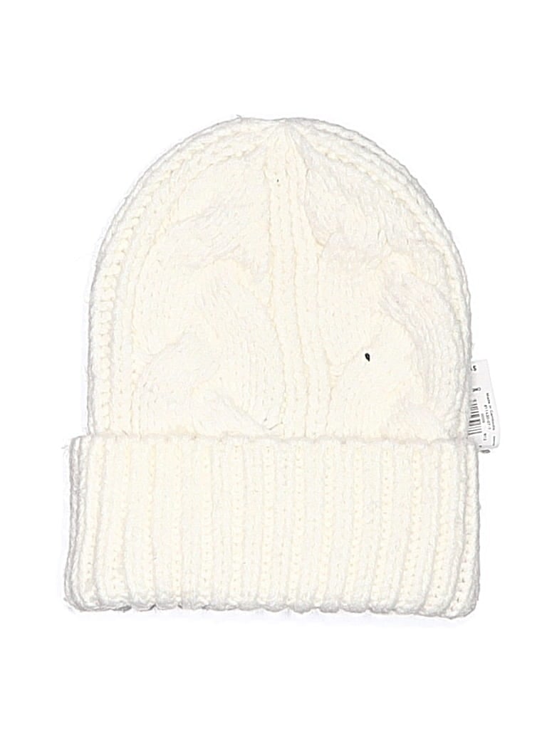 Pre-owned Old Navy Beanie Hat In Ivory