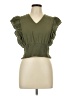 Pigalle Green Short Sleeve Top Size L - photo 1