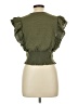 Pigalle Green Short Sleeve Top Size L - photo 2