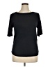 Talbots Black Short Sleeve Top Size XL - photo 1