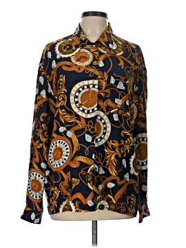 August Silk Long Sleeve Silk Top