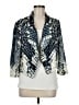 INC International Concepts 100% Polyester Blue Kimono Size M - photo 1