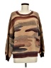 Angie Camo Brown Pullover Sweater Size M - photo 1