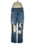 Hidden Jeans 100% Cotton Graphic Blue Jeans Size 31 waist - photo 1
