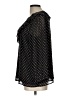 Ann Taylor LOFT 100% Polyester Black 3/4 Sleeve Blouse Size L - photo 5