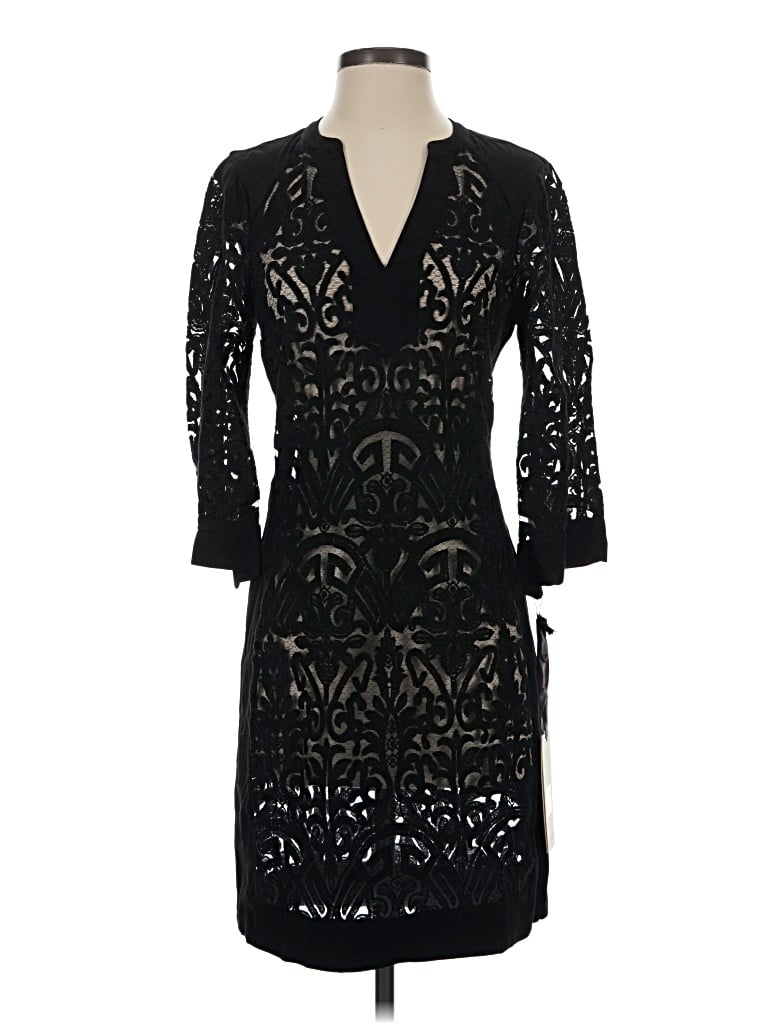Pre-owned Hale Bob Cocktail Dress In Black