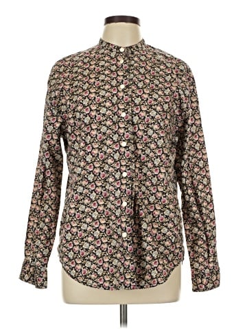 Lizwear by Liz Claiborne Long Sleeve Button-Down Shirt (view 1)