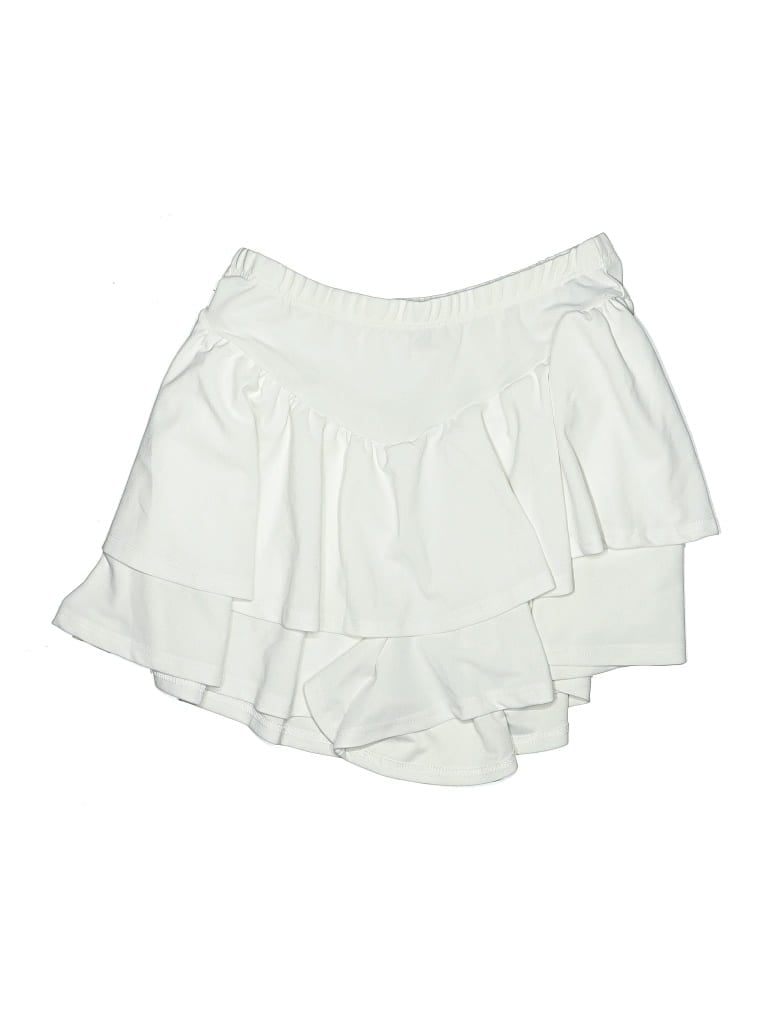 Pre-owned Shein Curve Skort In White