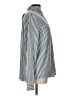 Faherty Stripes Silver Long Sleeve Blouse Size L - photo 4
