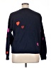 Draper James Hearts Blue Pullover Sweater Size XL - photo 2