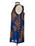 Unbranded 100% Polyester Tropical Blue Cocktail Dress Size 1 - photo 5